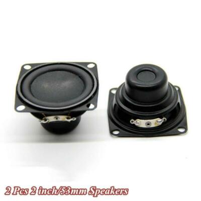 Portable 2 Pcs 2''/53mm Speakers For JBL Charge 3 Bluetooth Full Range 4ohm 10W