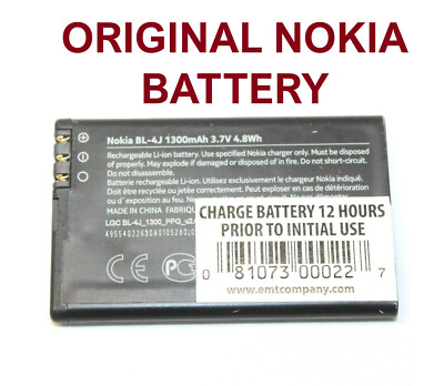 Genuine OEM Nokia BL-4J Battery - Lumia 620 (3.7V, 1300mAh)