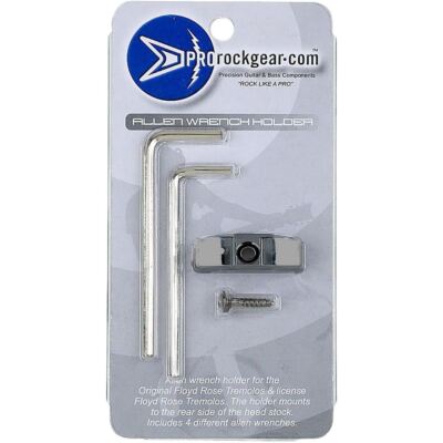 ProRockGear RGAWH50 Floyd Rose Allen Wrench Holder, Black Nickel