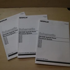 Caterpillar CB-534D Compactor Electrical System Schematic shop diagram manual