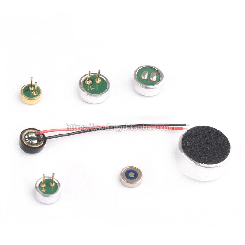 Omnidirectional Electret Condenser Microphone Cartridge Capsule 52dB All Size - Image 2 of 2