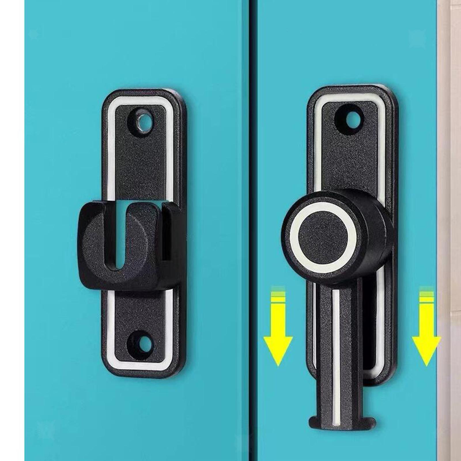 Door Locks Metal 90 Degree Door Bolt Latch for Garage Outdoor Fence