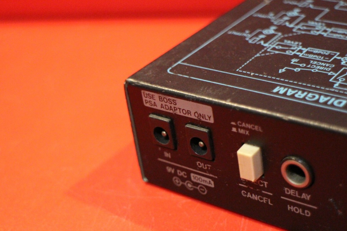 USED BOSS RPD-10 RPD 10 Digital Panning Delay Micro Rack Series