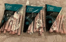 Salon Care Perm Rods 13mm 1/2  vintage Lot 3 Packages of 12 Rods NEW
