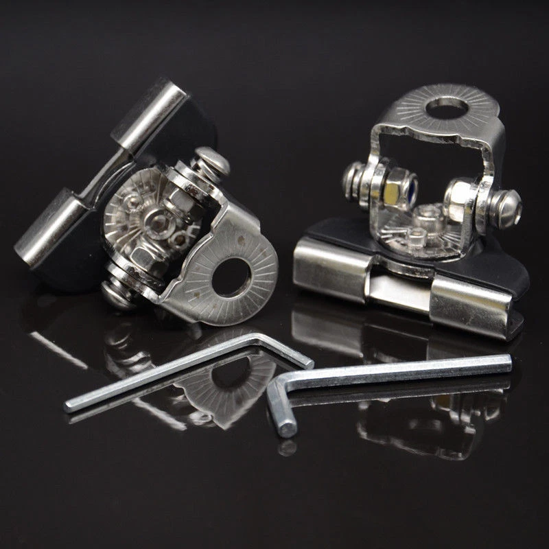 Soporte universal de montaje de luz de trabajo LED de acero inoxidable para todoterreno para automóvil 2 piezas Foto 2 de 4