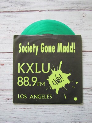 Society Gone Madd KXLU 88.9 Live 7'' Vinyl Ep