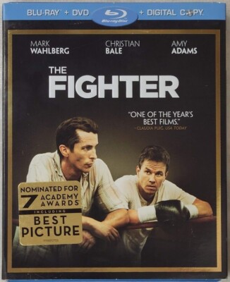 The Fighter (2010) Two Disc Blu-ray/DVD Combo 2011 Christian Bale Mark Wahlberg