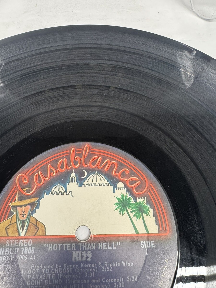 米LP Kiss Hotter Than Hell NBLP7006 CASABLANCA /00260 Kiss Hotter Than Hell Vinyl LP Casablanca records NBLP 7006