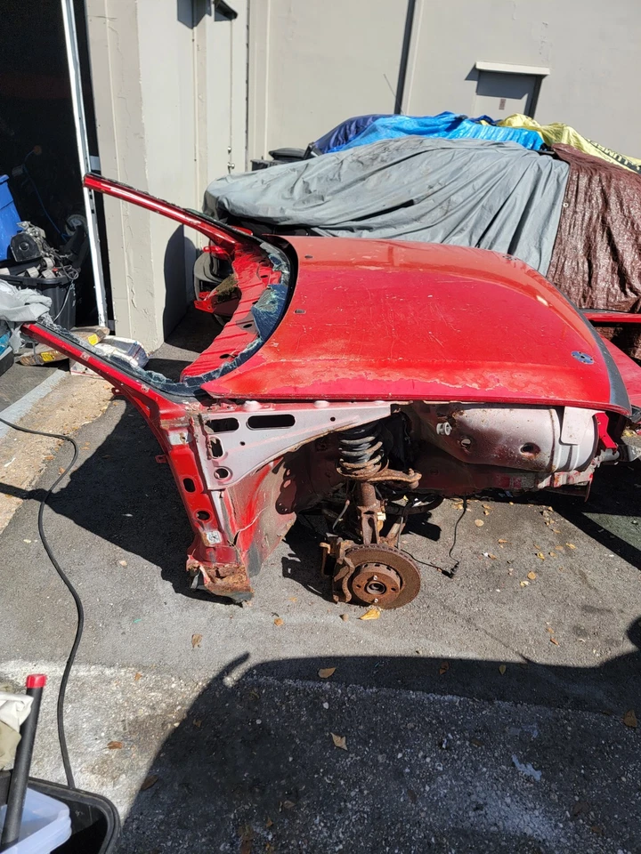 Audi Coupé Quattro B3 1990 carrocería de cuadro o piezas cortadas 80 k millas Foto 2 de 4