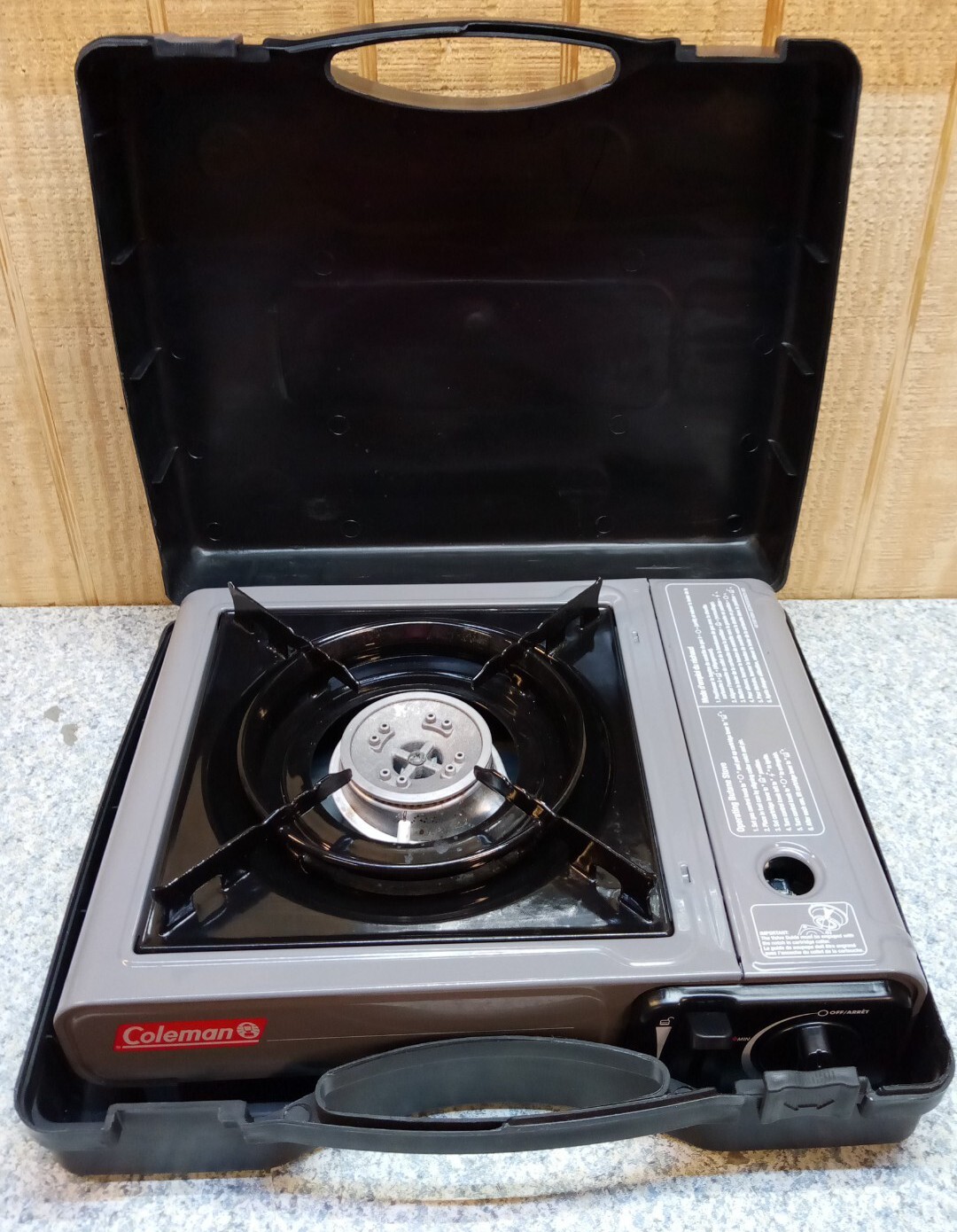 coleman 2000020958 table top butane stove