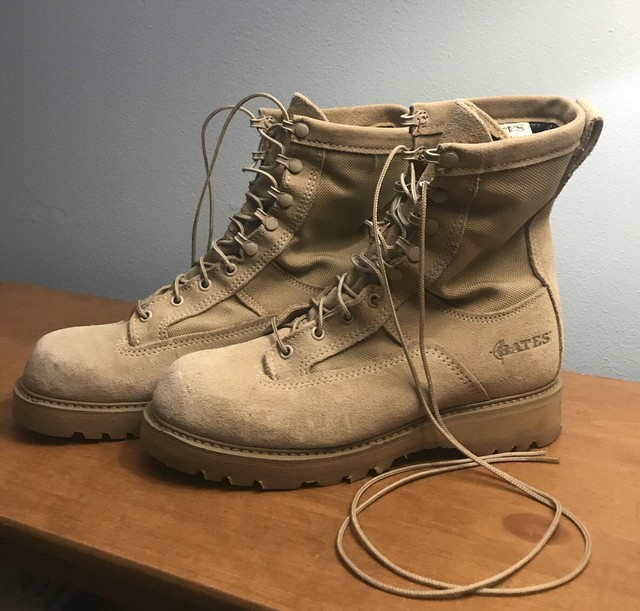 military suede boots