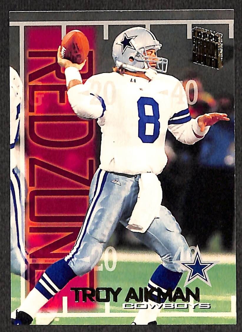 Troy Aikman 1994 Stadium Club Red Zone Card 520 Dallas Cowboys | eBay