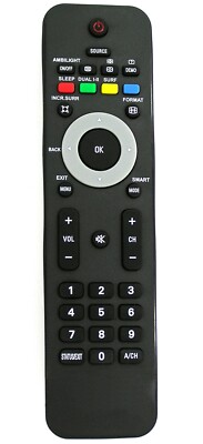 Ersatz Fernbedienung für Philips TV 42PFL7403D | 42PFL7403D10 | 42PFL7403H10 |