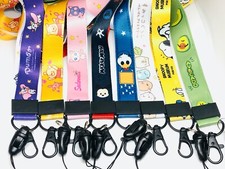 53cm Cute Cartoon Cotton polyester lanyard keychain cell phone Straps