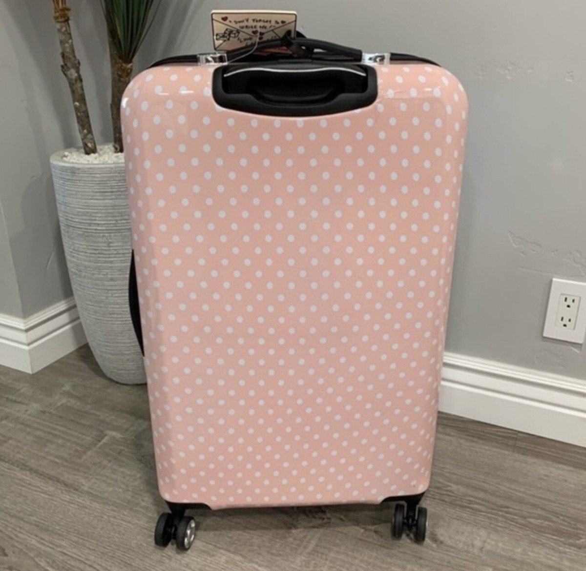 NWT Rare Betsey Johnson Floral Suitcase, Luggage, Travel Bag - 30