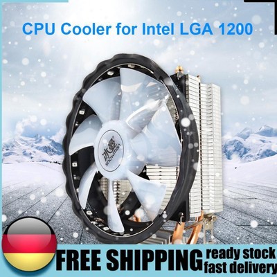 SNOWMAN 120mm CPU Cooler Radiator PWM RGB Light 2 Heat Pipes for Intel LGA 2011