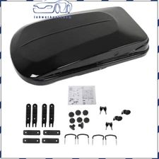Car Roof top Cargo Box Carrier Roof Mount Luggage Storage With 2 Locks 14 ft³