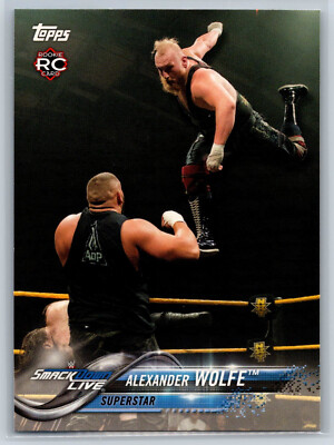 2018 Topps WWE Then Now Forever Alexander Wolfe Rookie RC #104
