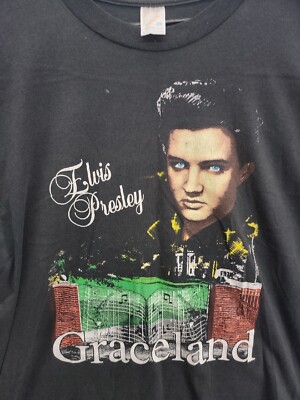 Vintage Elvis Presley Graceland 1992 Jerzees Made In U.S.A 2xl