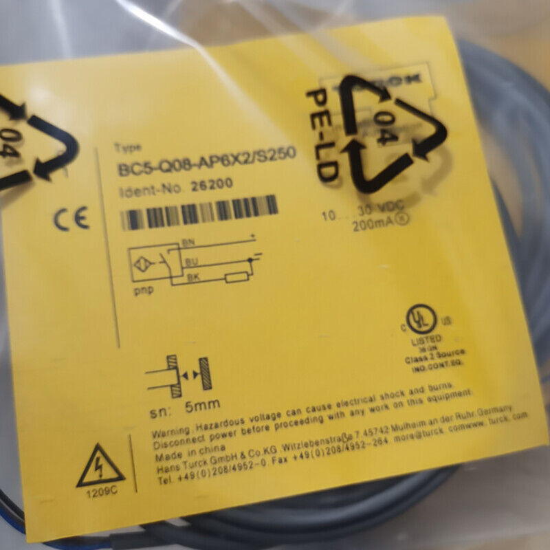 1PC New TURCK BC5-Q08-AP6X2/S250 Proximity Sensor