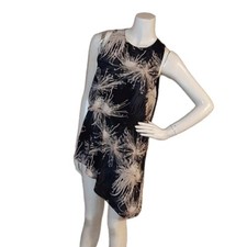 HALSTON  HERITAGE WOMEN'S ASYMMETRICAL GATHERED TOP SIZE 12