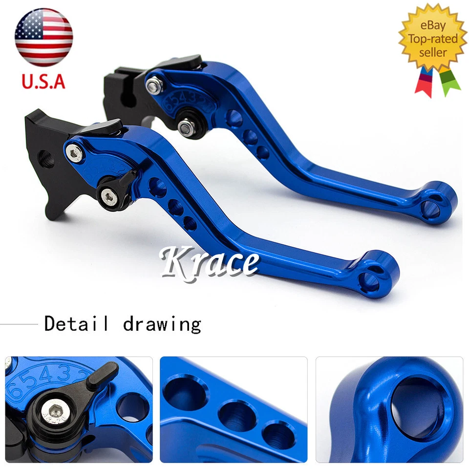 For Suzuki HAYABUSA GSXR1300 GSX1300R 2008 2009-2020 CNC Brake Clutch Levers US Foto 4 de 4