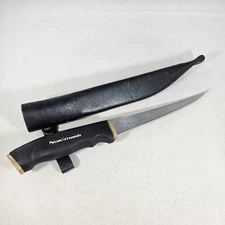 Normark J Marttiini Finland Stainless Steel Fish Fillet Fishing Knife w/ Sheath