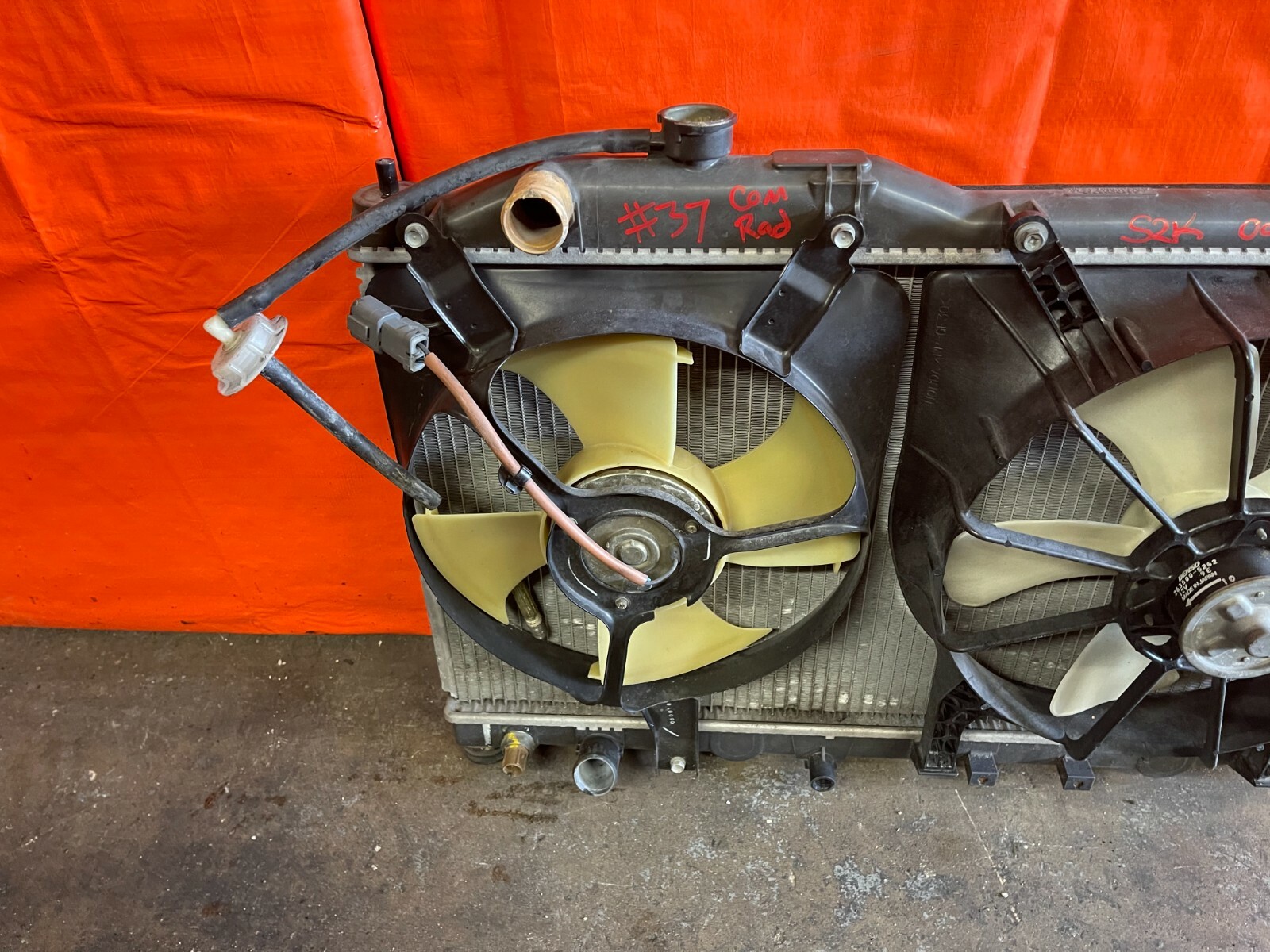 0005 HONDA S2000 RADIATOR W/ COOLING AND CONDENSER FAN SET 100 OEM OE eBay