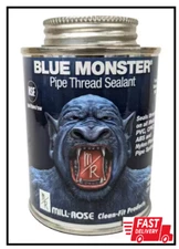 Blue Monster Pipe Thread Sealant - 4 Oz.  Sealing for Plumbing Applications NEW