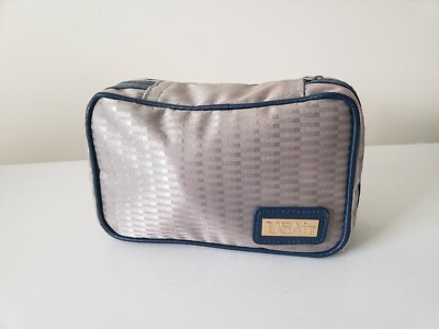 USAir Airline 1st Class Amenities Toiletries Kit Bag Drakkar Noir evian Atomizer