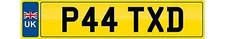 PAT Private number plate cherished registration P44 TXD personal car reg