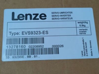 EVS9323-ES NEW LENZE EVS9323ES SERVO INVERTER