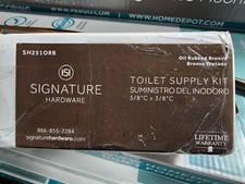 Signature Hardware Toilet Supply Kit