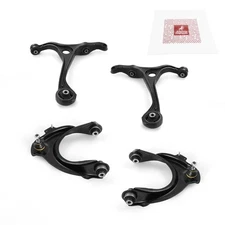 Front Lower & Upper Control Arm Kit for 2004-2008 Acura TSX Honda Accord