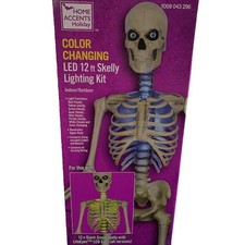 12 Ft Skeleton LED Home Accents Lighting Kit Halloween Skelly Color Changing New