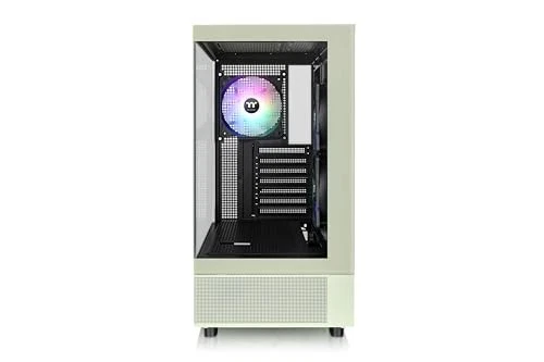 Matcha Green Mid Tower Pc Chassis With Tempered Glass And Argb Fans - Image 2 of 4