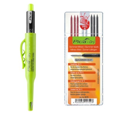 Marker Dry Longlife Automatic Pen 3030 + 4070 Refill Set Summer Heat 