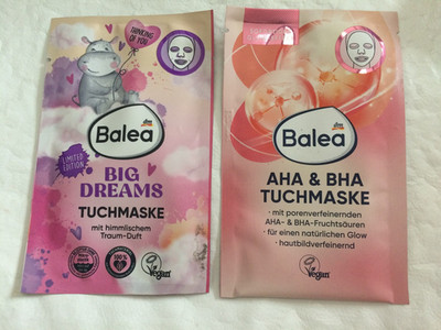 Balea Big Dreams + AHA & BHA Tuchmaske