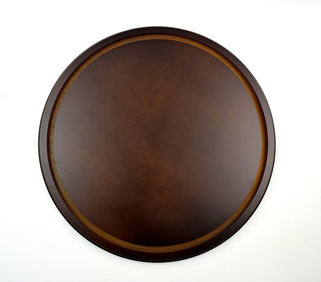 Dark Brown Wooden Base 44.7 cm for Glass Dome