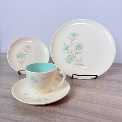 Taylor Smith Ever Yours Boutonniere 4 Pc Place Setting Plate Cup Mug Saucer USA