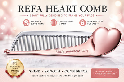 ReFa HEART COMB Aira Hair brush Compact Lightweight 100% Authentic from japan