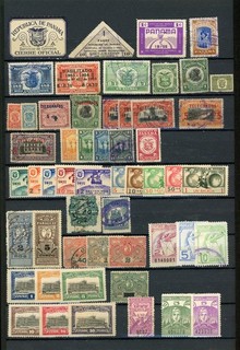 Assortimento selezioni entrate e telegrafi PANAMA PARAGUAY #26 VEDI SCANSIONE $$$