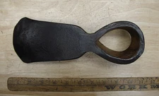 Old Used Tools,Antique Unbranded Grub Hoe Head,3lb.7.2oz.,10",W/3-5/8" Edge,VGC