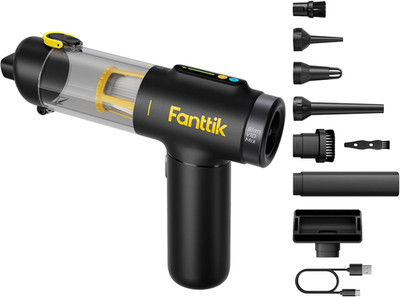 Powerful Slim V10 Cordless Car Vacuum & Air Duster with LED Display