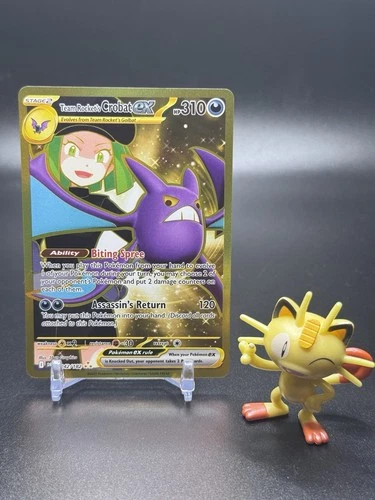 Team Rocket's Crobat ex 242/182 Sv10: Destined Rivals Holo