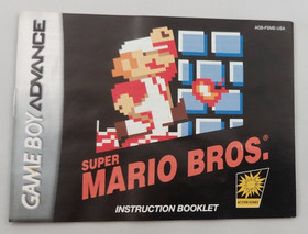 Super Mario Bros. Classic NES Series (Nintendo Game Boy Advance, GBA 2004) CIB