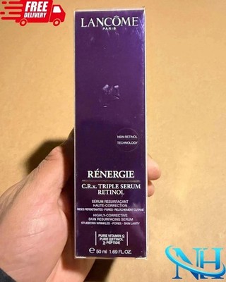 Lancome Renergie C.R.x Triple Serum RETINOL 1.7 oz / 50mL NIB