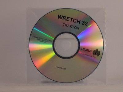 WRETCH 32 TRAKTOR (F6) 1 Track Promo CD Single along with Plastic Sleeve MINISTR
