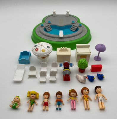 #ad #ad Vintage Matchbox 1988 Oh Penny Jenny Pool Playset w Figures amp; Accessories $39.95