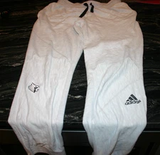 Louisville Cardinals Basketball Adidas Team Issued Gray Travel Pants Size XL
